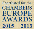 Chambers Europe Awards for Excellence 2015 and 2013