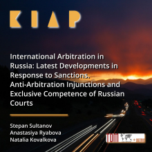 Transnational Dispute Management journal has published an article analyzing anti-arbitration injunctions and exclusive competence of Russian courts