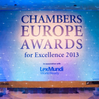 Церемония Chambers Europe Awards for Excellence 2013
