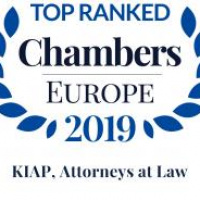 Chambers Europe 2019 Recommends KIAP in Six Practice Areas 