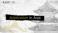 Webinar "Arbitration in Asia"