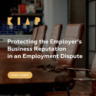 Protecting the Employer's Business Reputation in an Employment Dispute