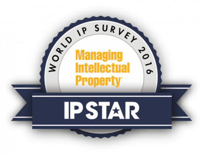 KIAP IP Practice is once again recognised by IP Stars 2017