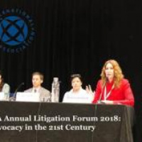 Anna Grishchenkova acted as moderator of the opening session at the IBA Annual Litigation Forum 2018 in Chicago