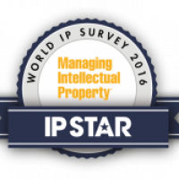 KIAP IP Practice is recommended by IP Stars 2017