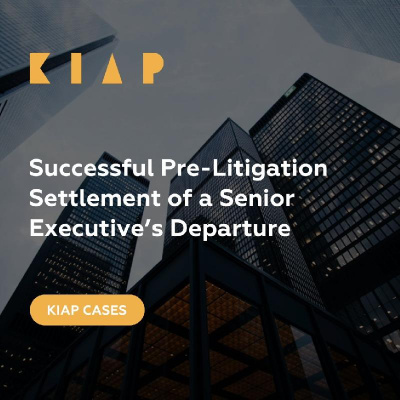 Successful Pre-Litigation Settlement of a Senior Executive's Departure